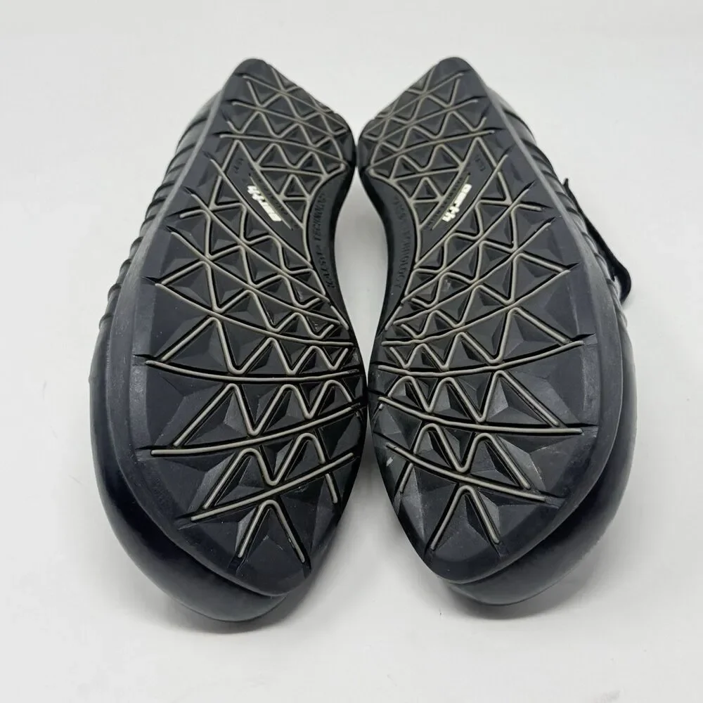 Earth Kalso Pirouette 3 Shoes Womens 9.5 Black Leather Mary Jane Scalloped Boho